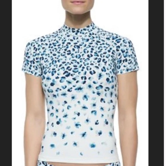 TORY BURCH Surf Rash Guard Top EUC - Picture 3 of 13